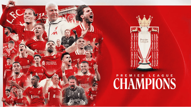 利物浦锁定联赛冠军,提前三轮夺冠 利物浦锁定联赛冠军,提前三轮夺冠